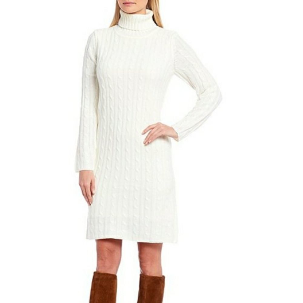 CREMIEUX Alis Turtleneck Sweater Dress